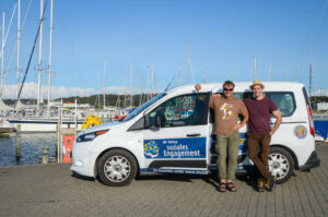 Mobiles Marchtrenk - Mit dem Tourneo nach Dänemark am Hafen