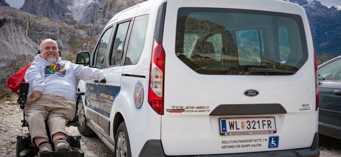 Mit dem Tourneo rollstuhlgerecht nach Italien